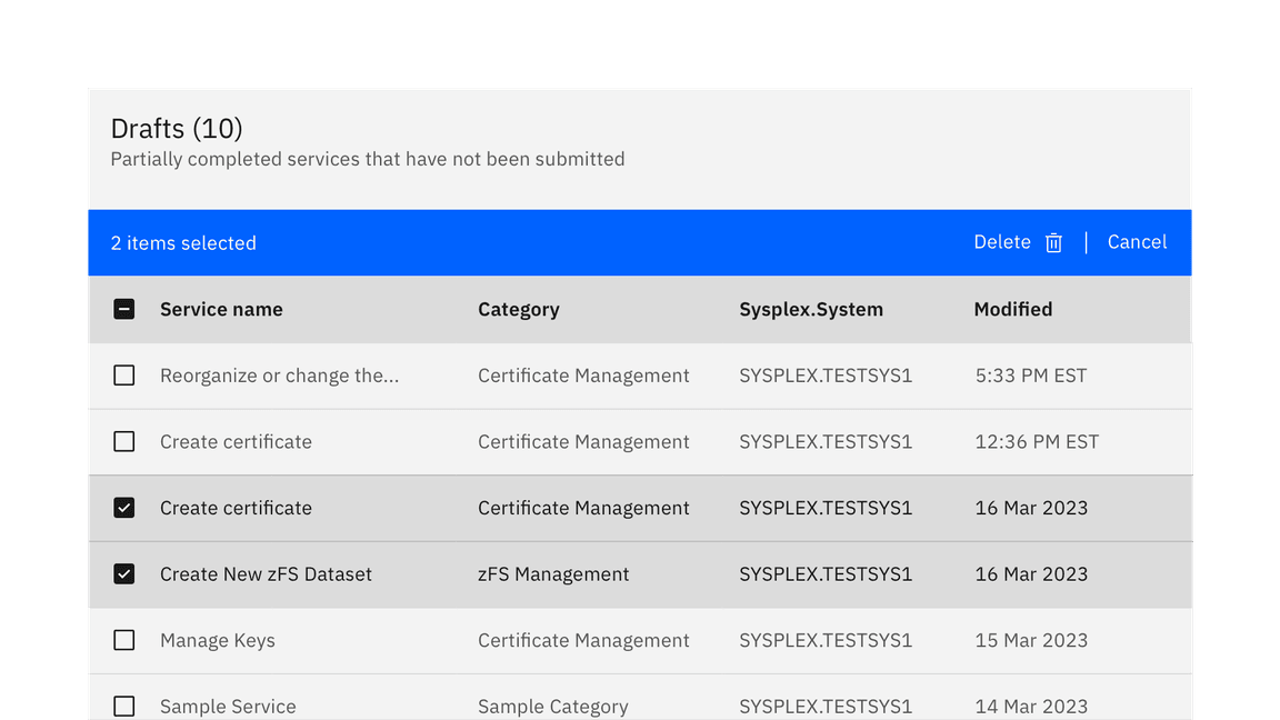 data table multi select